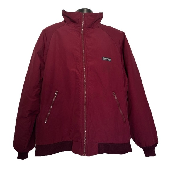 Lands' End Other - Lands' End Men's Polartec Fleece Jacket Burgundy/Navy Size 46-48 XL